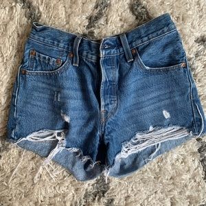 Blue Levi’s 501 Shorts